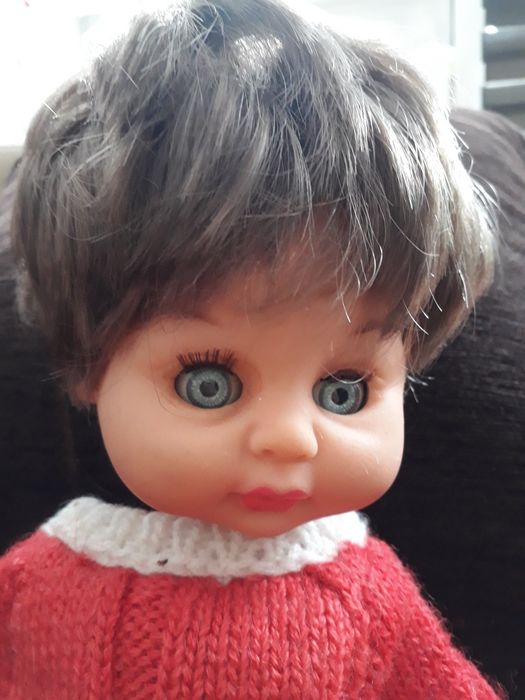 Stara Włoska lalka gumowa 35cm.