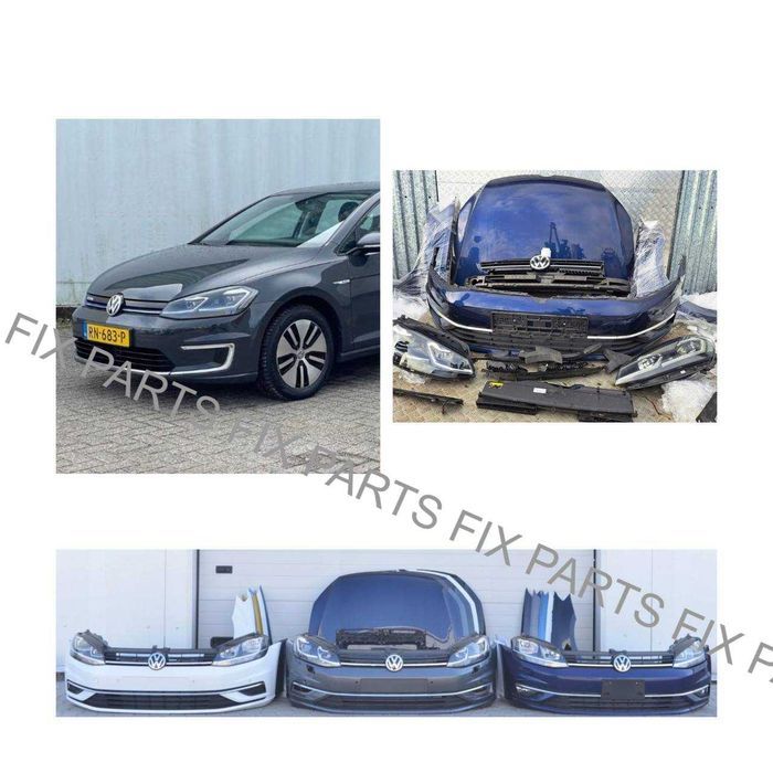 Фары VW e-Golf LED оригинал + блоки, решетка, бампер