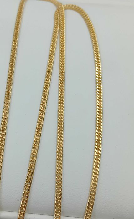 Złoty łańcuszek 51 cm próba 585 NOWY Piękny SPLOT / Fajne Okazje