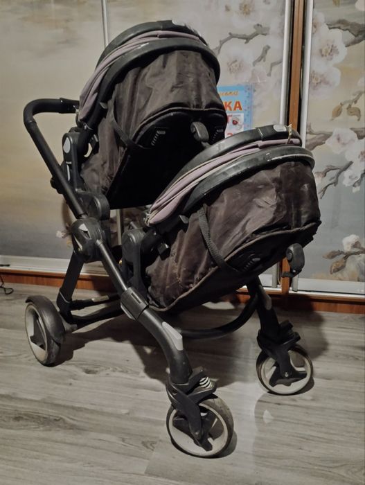 Коляска дитячий для двійні