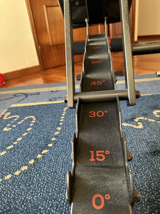 Home Gym Completo | Bench 900 + Rack + Barra + 76kg Discos + Halteres | Como Novo