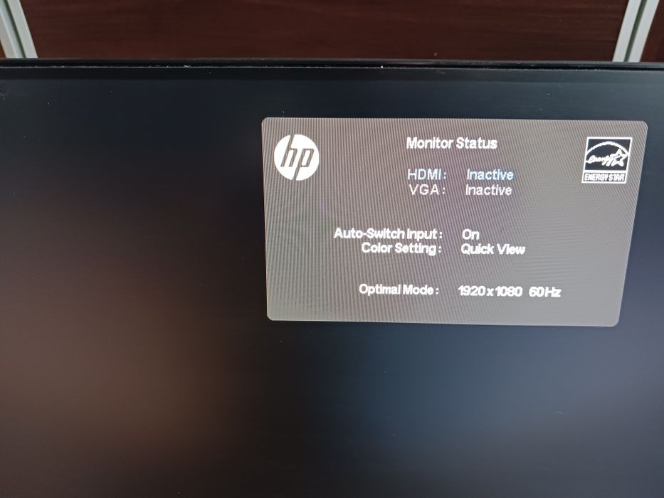 Monitor HP 24er.
