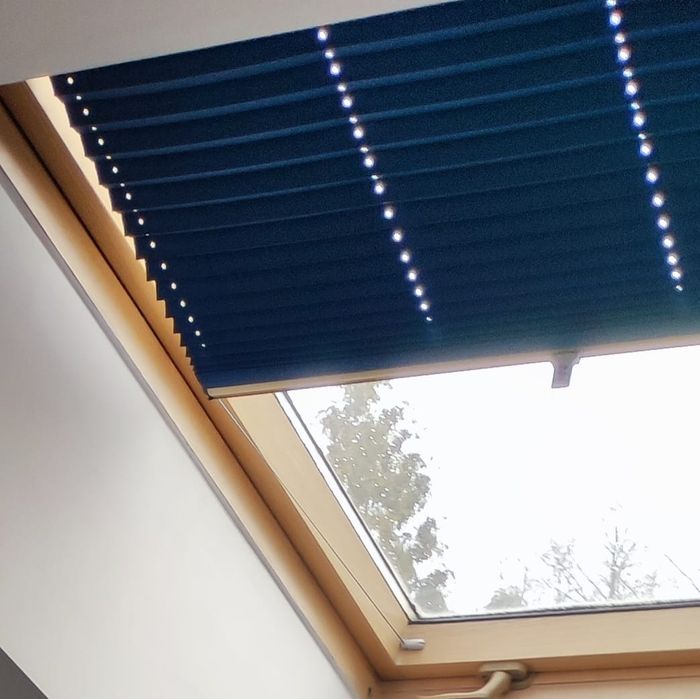 Rolety plisowane do okien dachowych