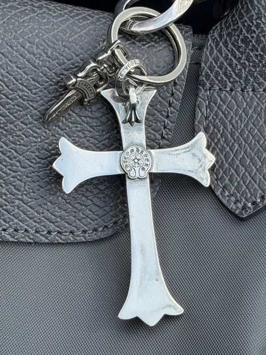 Аксесуар chrome hearts/Chrome Hearts Silver Keyring/срібний крест CHROME Hearts