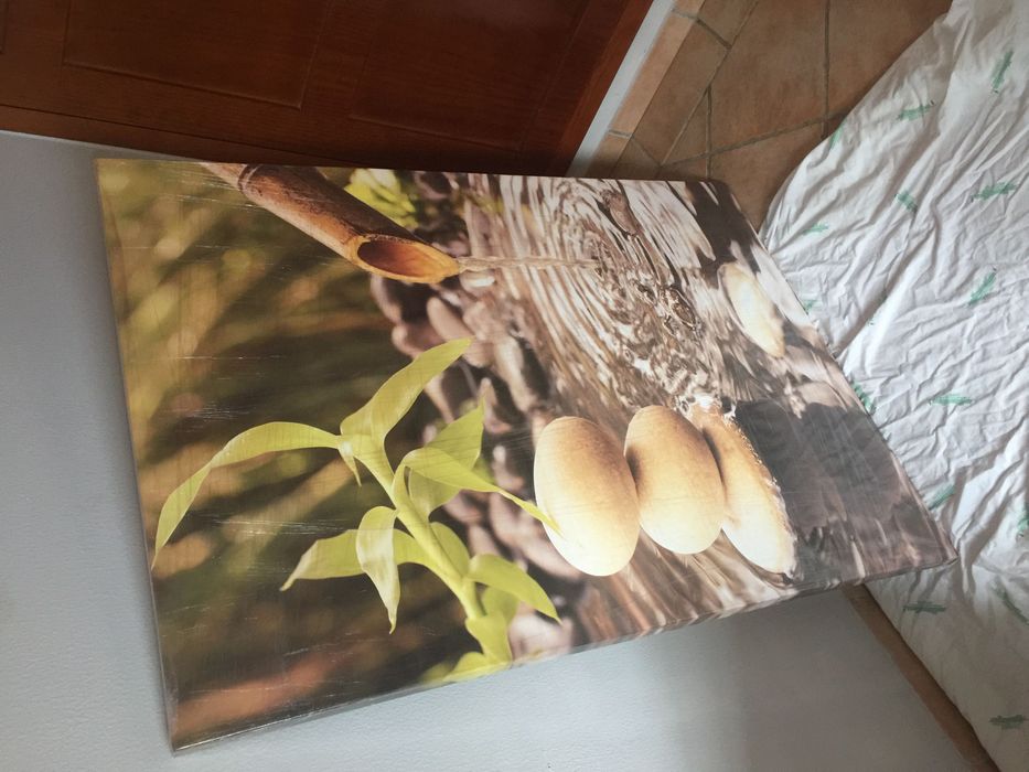 Quadro tela natureza zen leroy merlin