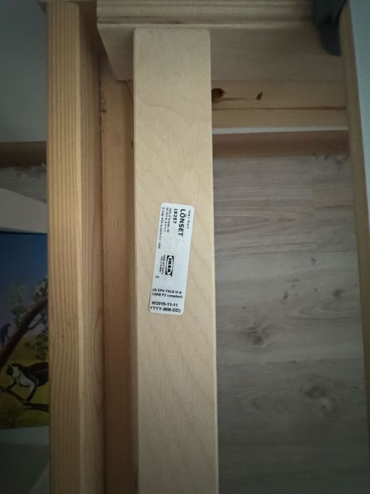 Drewniane łóżko IKEA 140×200 + 2 stelaże IKEA
