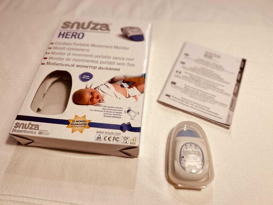 Monitor de respiração para bebés Snuza Hero