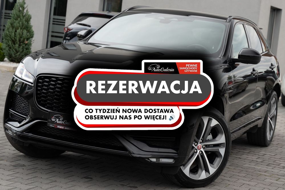 Jaguar F-Pace Perfekcyjny 204PS AWD Skóra Kamera 360 Meridian Black Edition  MAX
