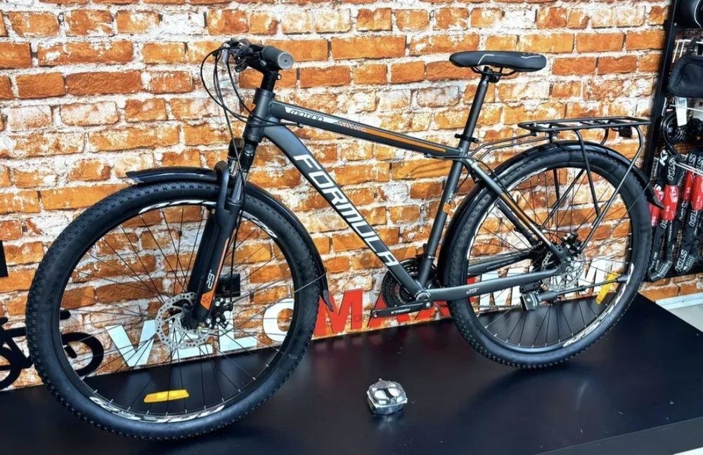 Велосипед Formula Motion Plus AM DD FR AL 29" 19" Сіро-сріблястий (м)