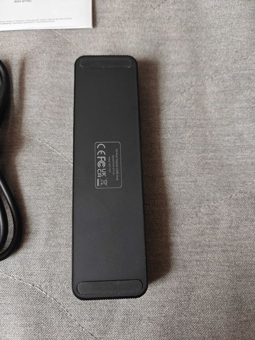 RSHTECH Koncentrator hub USB 3.2/USB-C 10-portowy 60W 10Gb/s