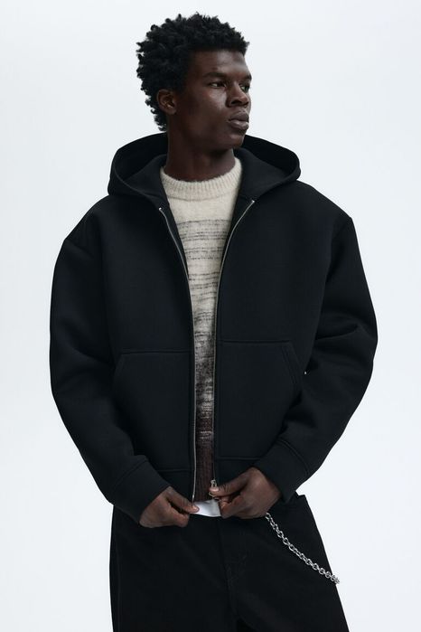 Кофта зіп-худі H&M loose fit S