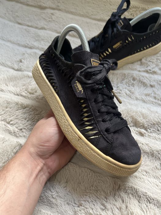 PUMA Suede (37.5) 23.5-24см Metallic Entwine женские кеды кроссовки че