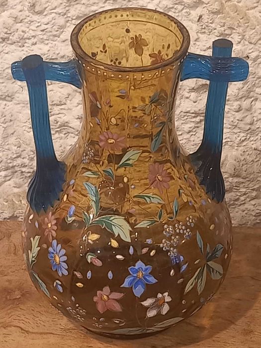 Jarra de vidro Arte Nova "Legras, Montjoye" c. 1890