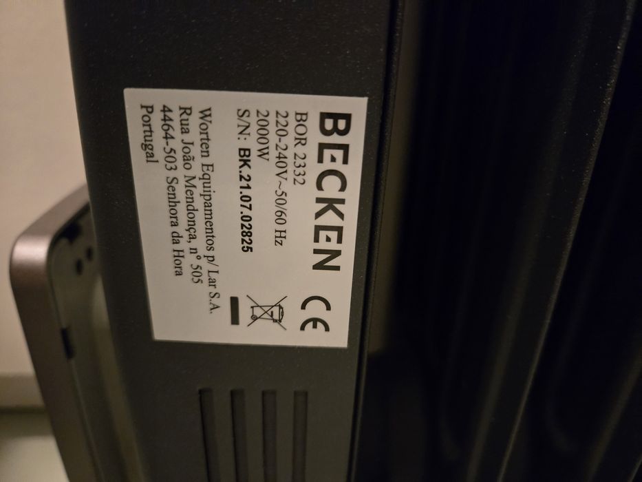 Aquecedor a óleo semi novo