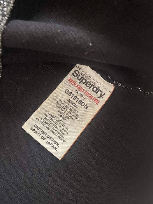 Bluzka viral srebrna nitka Super Dry S