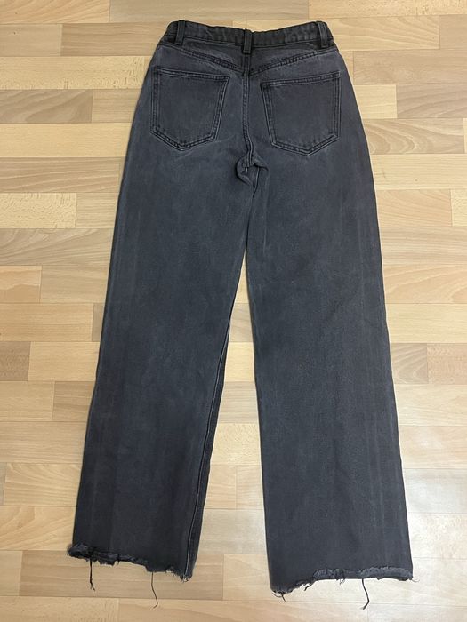 Сірі прямі джинси (за 2 пари доставка у подарунок)