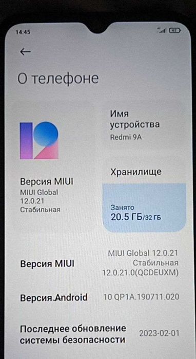 Xiaomi redmi 9a 2 32gb