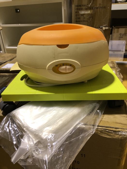 Panela de parafina usada