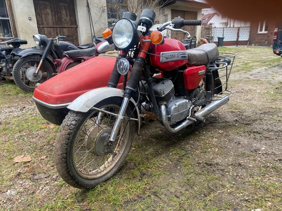 Jawa 350 z wózkiem bocznym zarejestrowana w Polsce / jawa velorex