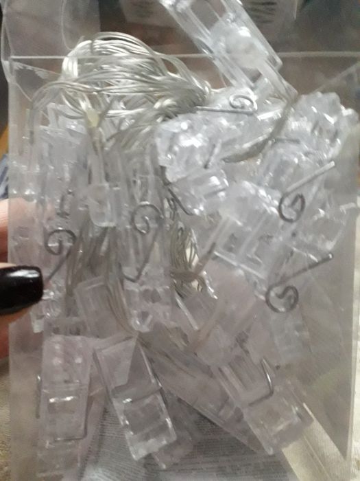 Girlanda  Lampki spinacze klamerki zasilane na baterie