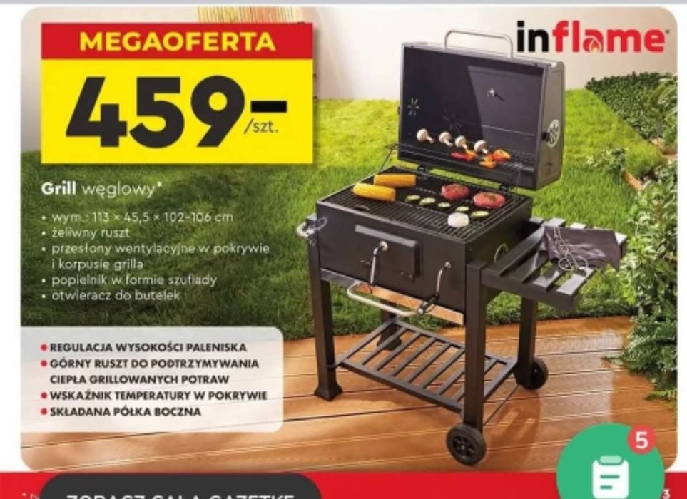 Sprzedam nowy zapakowany w kartonie grill