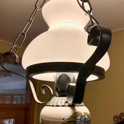 Candeeiro estilo rústico