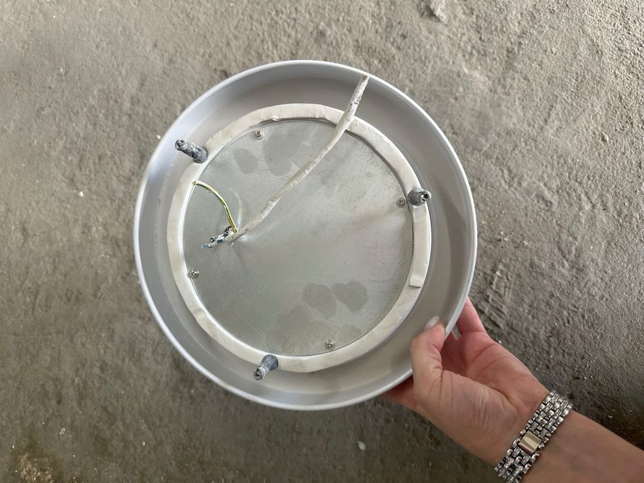 Lampa biała sufitowa ok. 24 cm