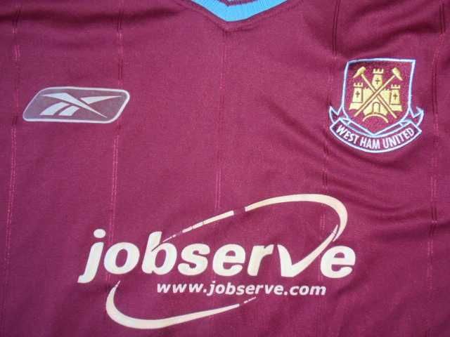 West Ham United sezon 2003/04 retro koszulka Reebok S