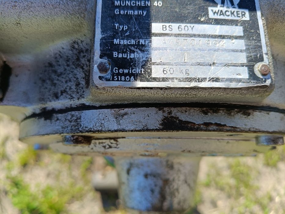 Stopa skoczek płytw wacker na Bs60y