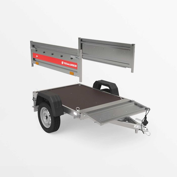 Temared ZIP 1510 nowa przyczepka samochodowa 148 x 106 cm + transport