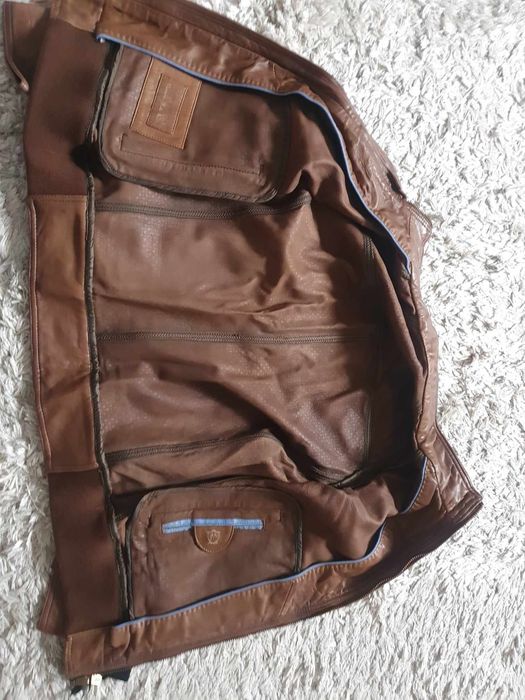 kurtka skóra szpanerska MASSIMO DUTTI NOWA cena okazyjna
