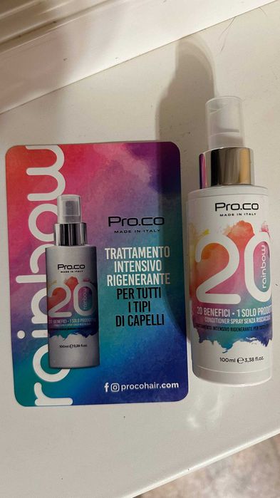 Набір для ботокса волосся  Pro.Co + Спрей-Кондиціонер  Rainbow 100мл