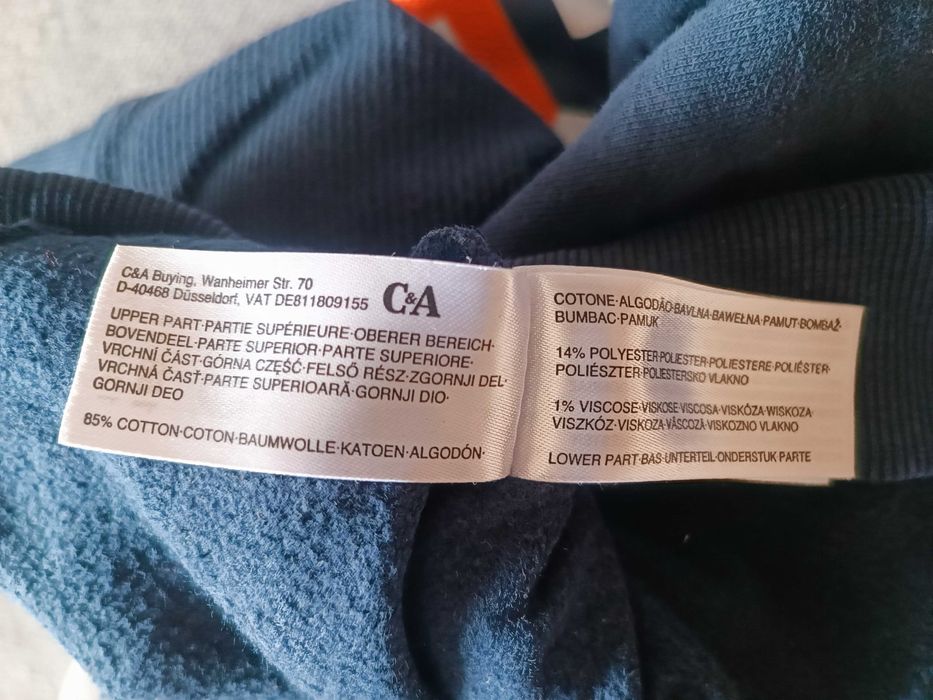 Sweat com capuz C&A, tamanho 158/164cm – 13/14 anos