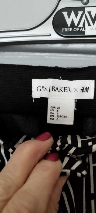Spodnie damskie chinos GP&J Baker dla H&M, rozmiar 38