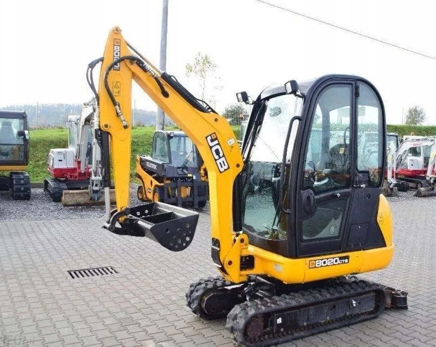 wynajmę usługi wynajem minikoparka bez operatora lub z operatorem