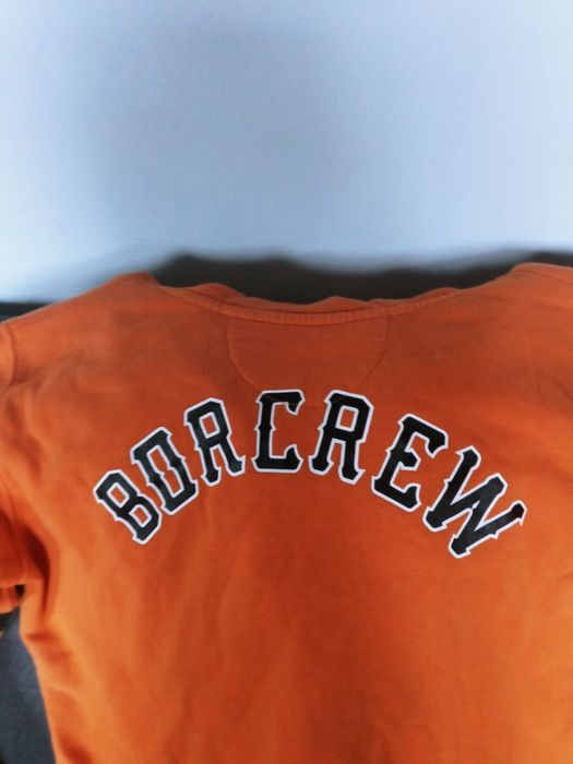 Bluza meska S kaptur pomarancz czern borclew