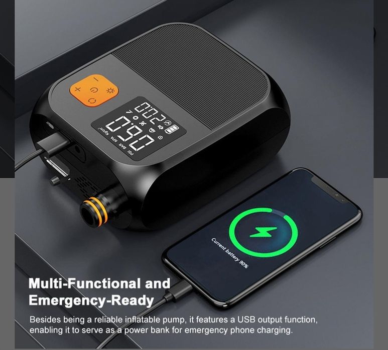 Портативний електричний повітряний компресорний насос високого тиску