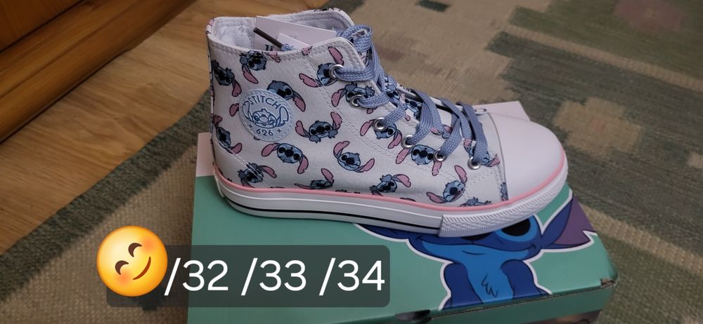 Sapatilhas bota lilo stich
