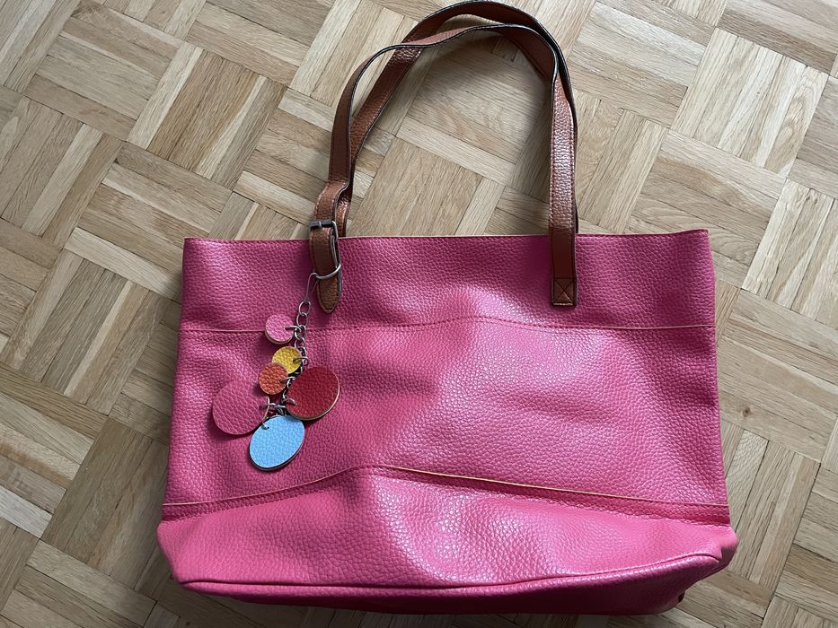 Torebka na ramię różowa