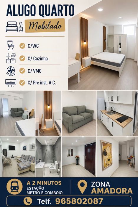Quartos  e apartamentos