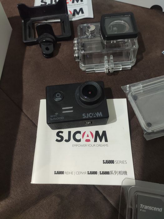 Екшн-камера SJCAM SJ5000 4K, карта 32 ГБ + набір кріплень