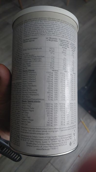 Wellosophy Meal Replacement (Oriflame) – Koktajl Waniliowy 525g