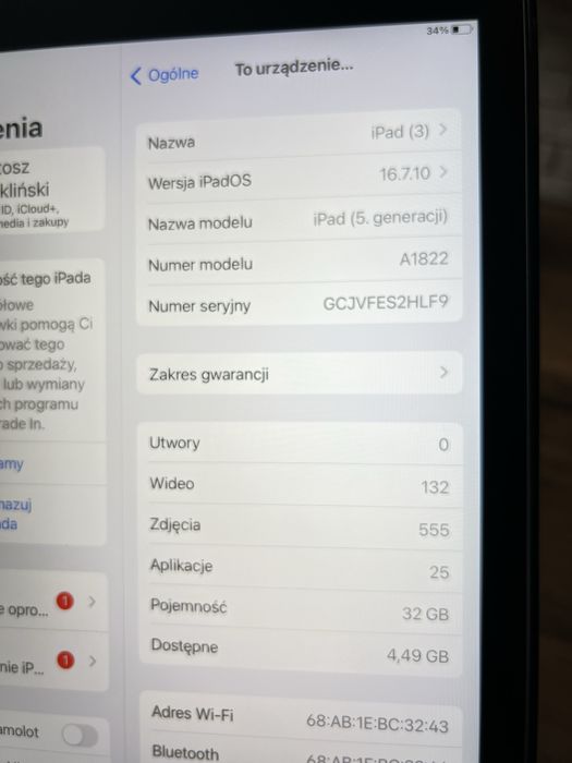 Ipad 5 + czarne  etui