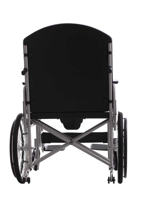 Інвалідна коляска з туалетом особливо широка посилена MED1-KY607-70