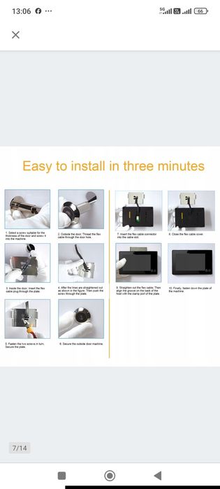 Wizjer z kamerą  do drzwi