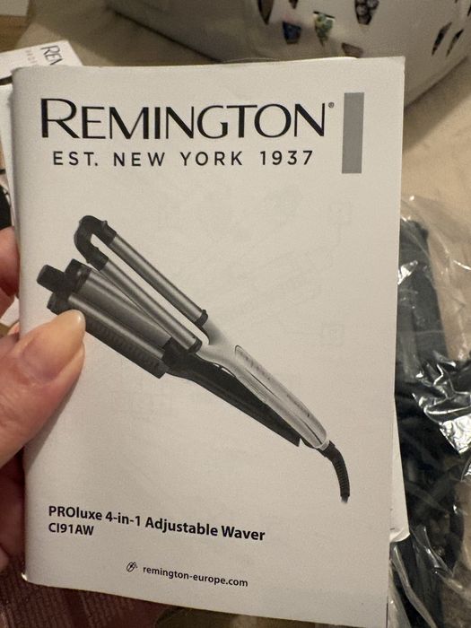 Modelador de cabelo - ferro de cabelo para fazer caracois da Remington novo