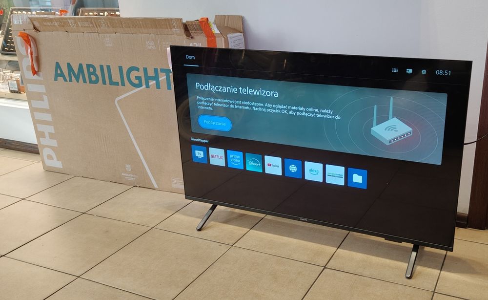 1167/26  Telewizor Philips 43PUS8560 SmartTV