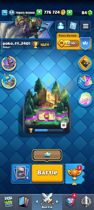 Акаунт в клеш рояль