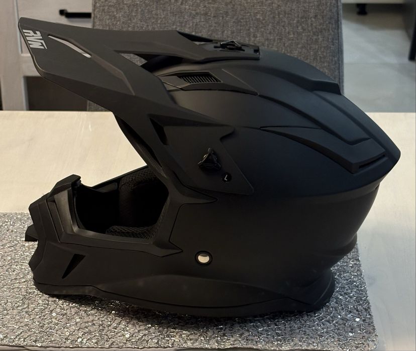 Kask Cross / Enduro / MTB / Hulajnoga Raven Airborne EVO L + Gogle Naxa + Worek – Nowy!