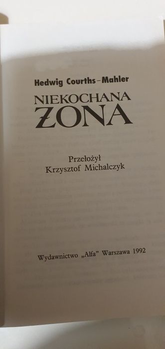 Niekochana  żona